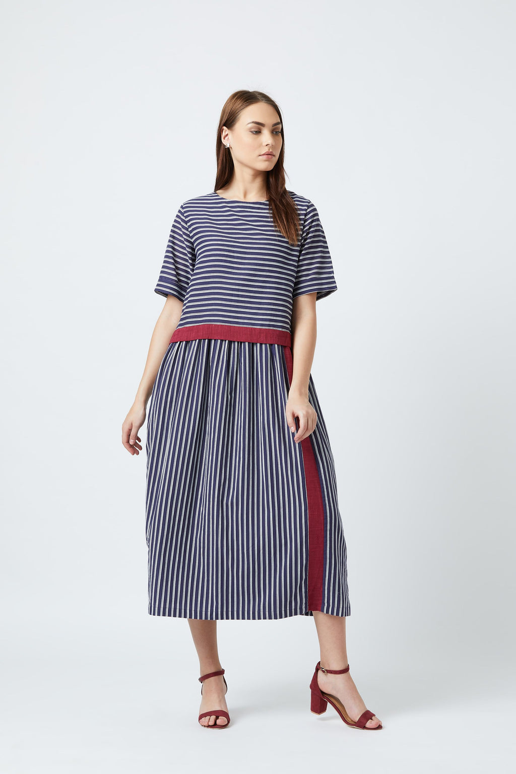 Dora Blue Stripe Top Dress – Doodlage